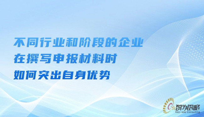 不同行業(yè)和階段的企業(yè)在撰寫申報材料時如何突出自身優(yōu)勢.jpg